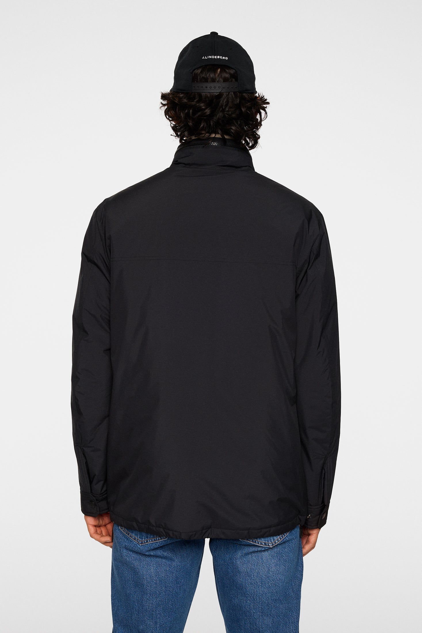 J.LINDEBERG フードジャケット パーカー　42 黒XS J.LINDEBERG フードジャケット パーカー 42 黒XS J.LINDEBERG