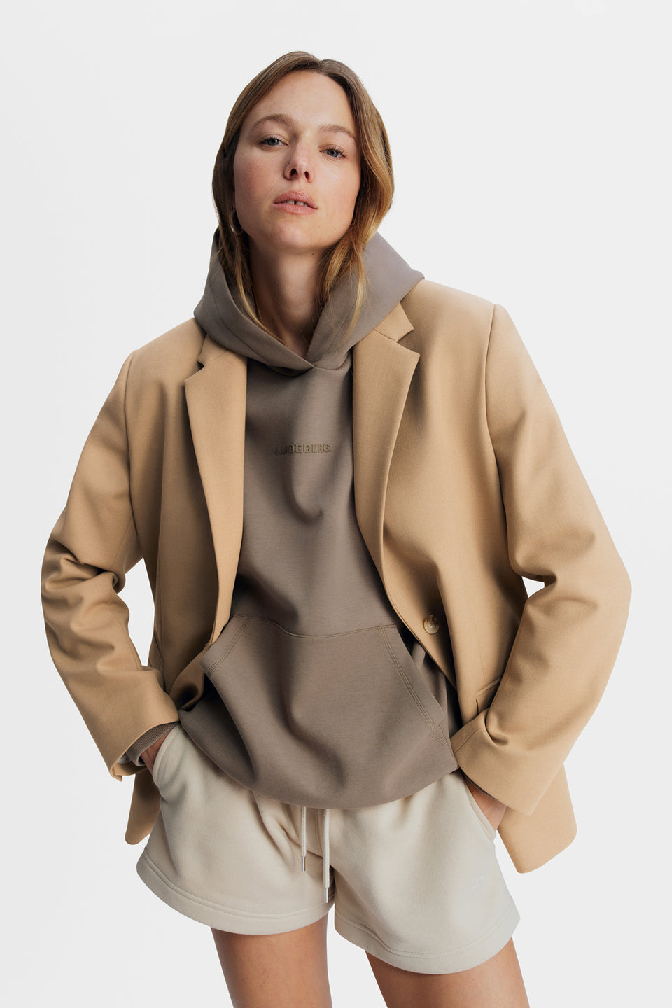 Amanda Compact Stretch Blazer / Brindle