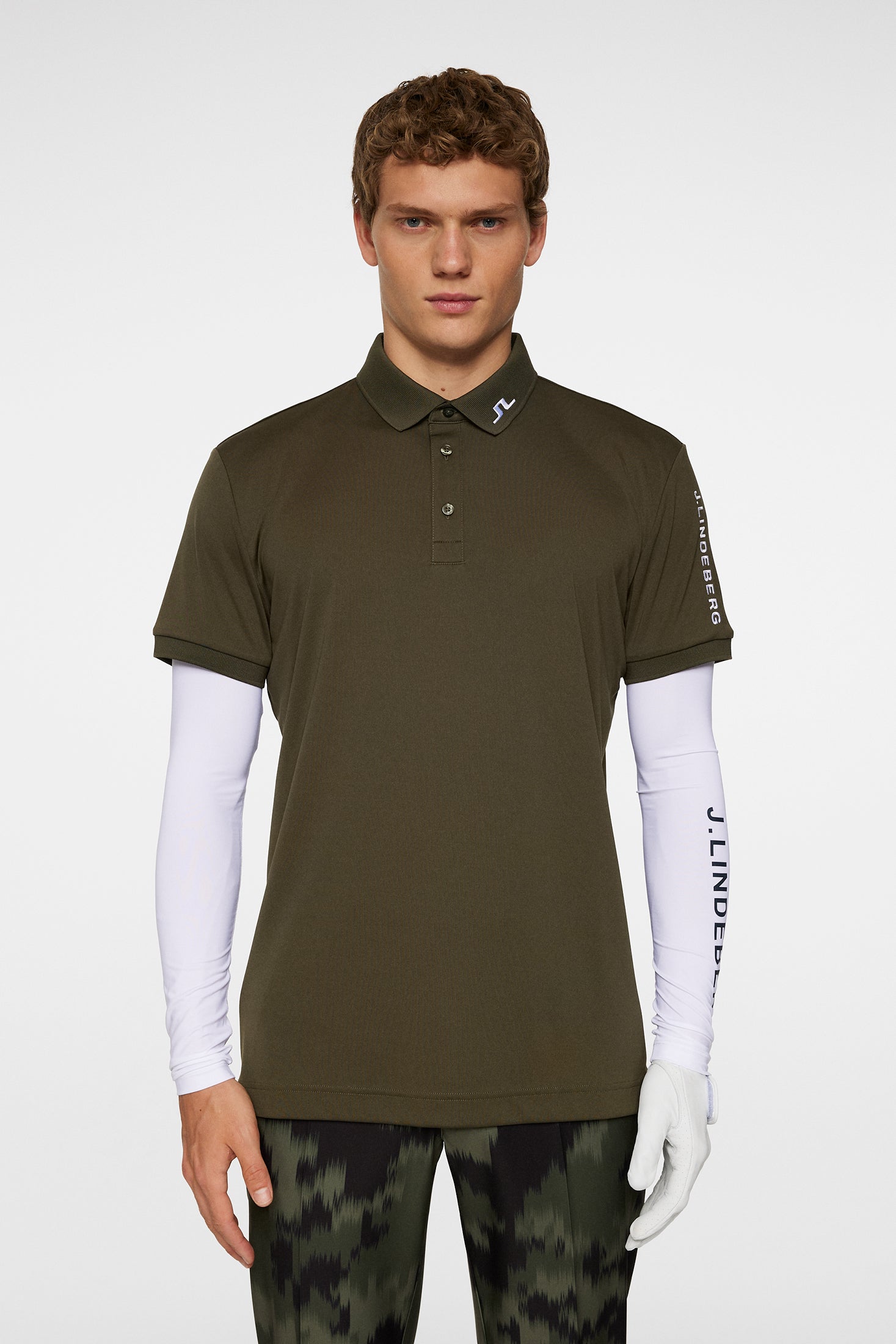 Tour Tech Polo / Forest Green – J.Lindeberg
