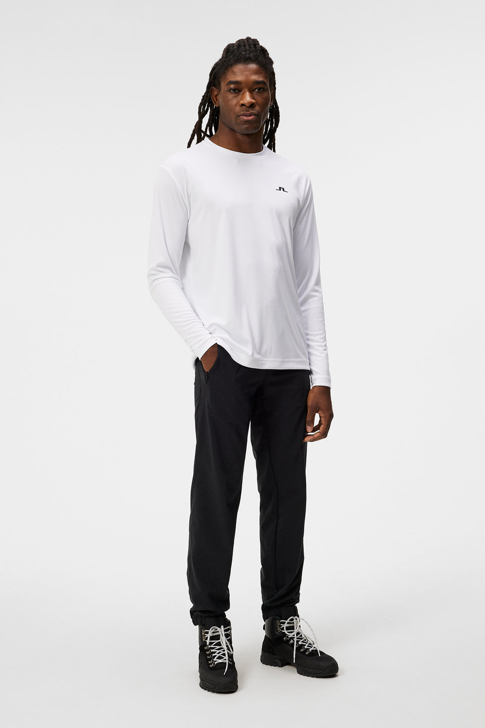 Ade T-shirt LS / White