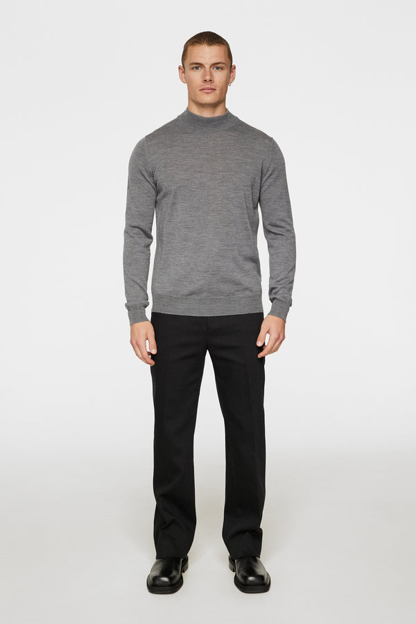 Korman Merino Turtle Neck / Mid Grey Melange