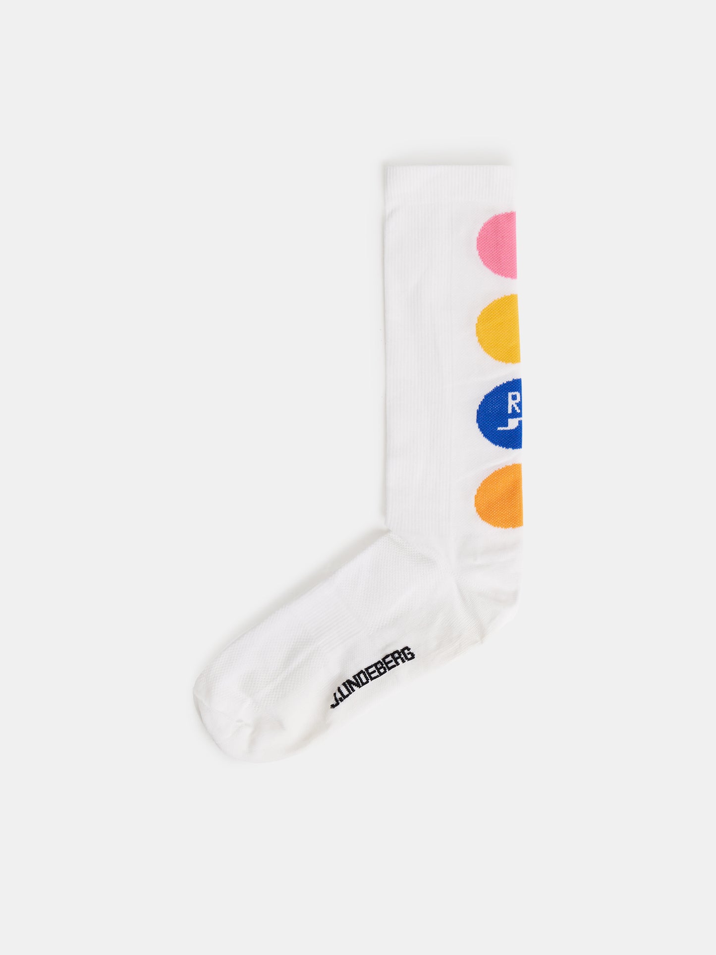 RW Dotted Active Sock / White
