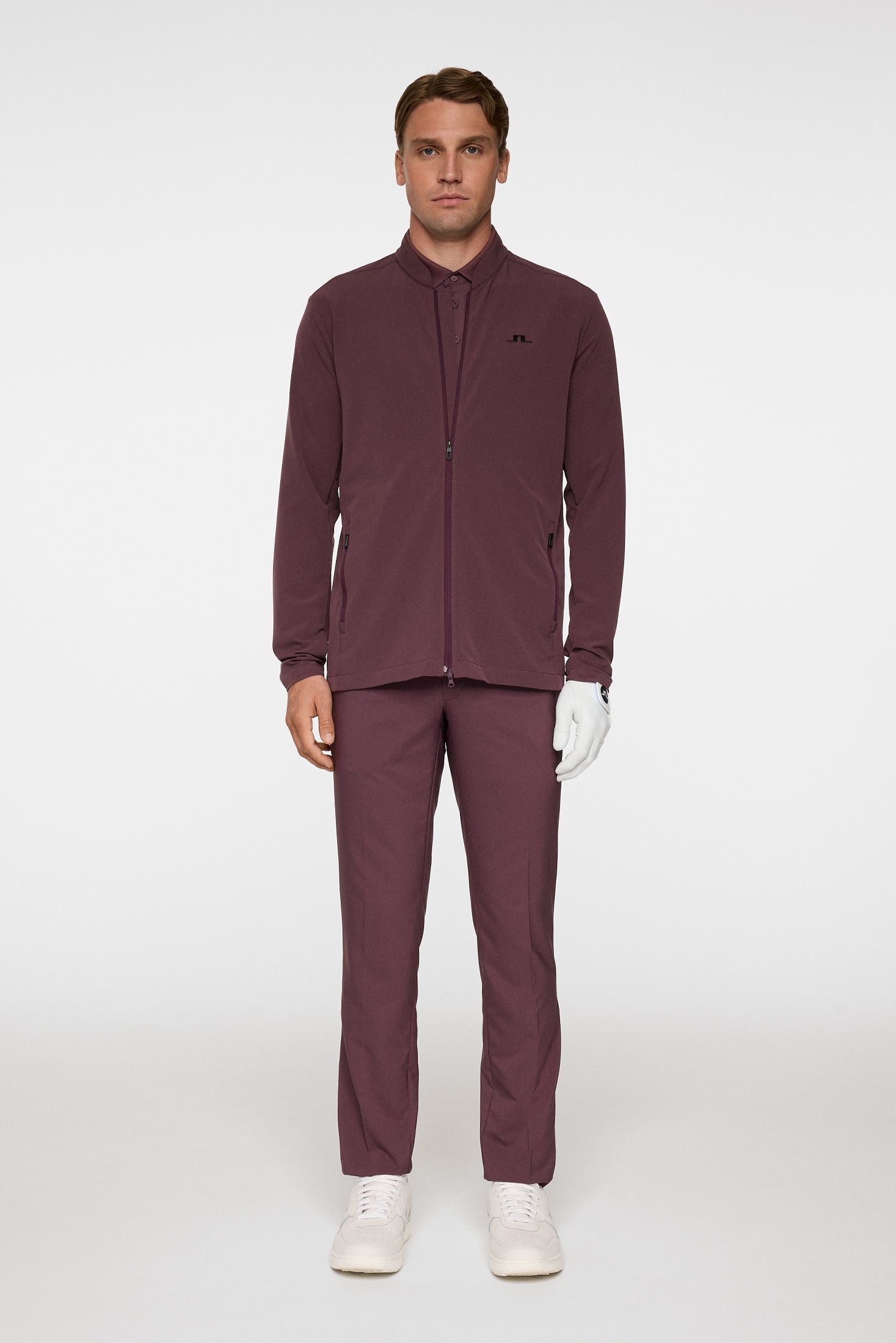 KV Hybrid Golf Jacket / Huckleberry | J.Lindeberg Official