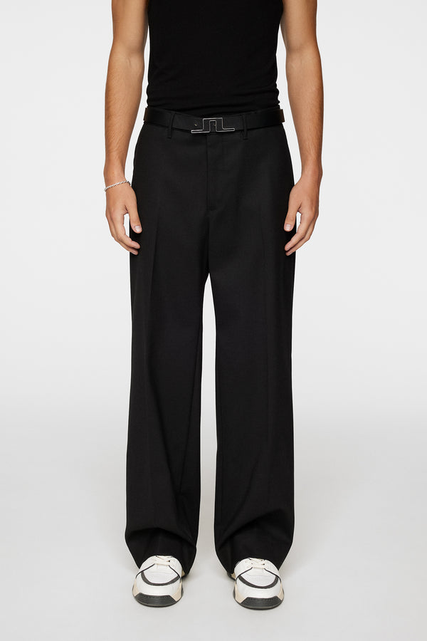 Sonny Wide Dinner Pants / Black