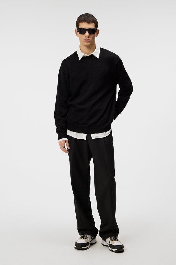 Mino Light Merino Crew / Black