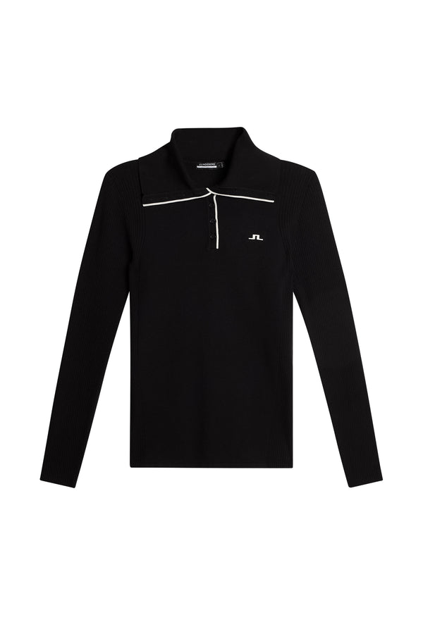 Leonie Knitted Shirt / Black