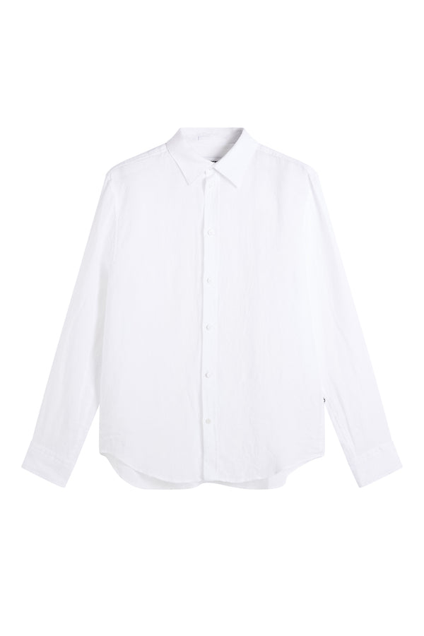 Zachary Clean Linen Shirt / White