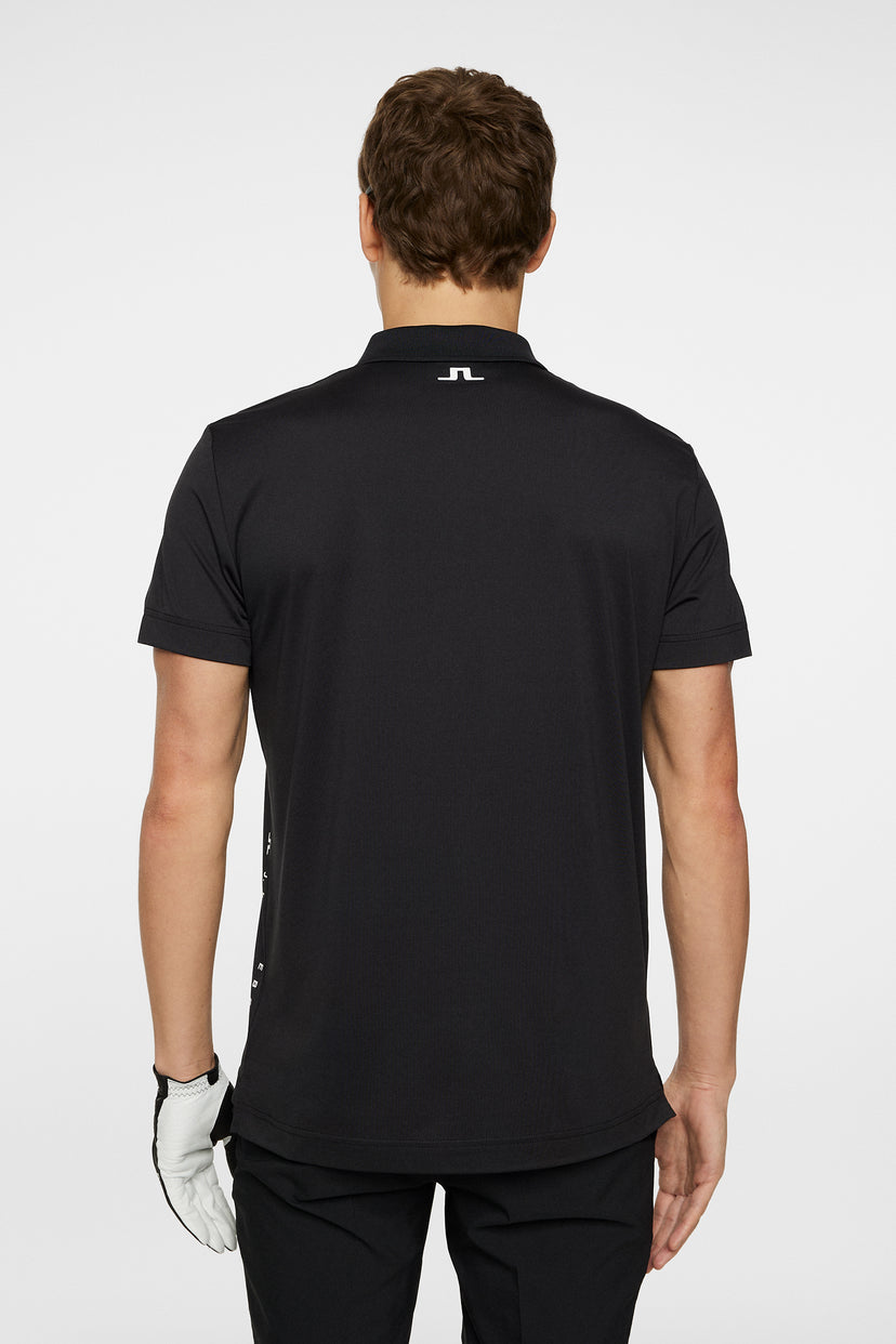 Fella Golf Lionel Navy Knitted Polo