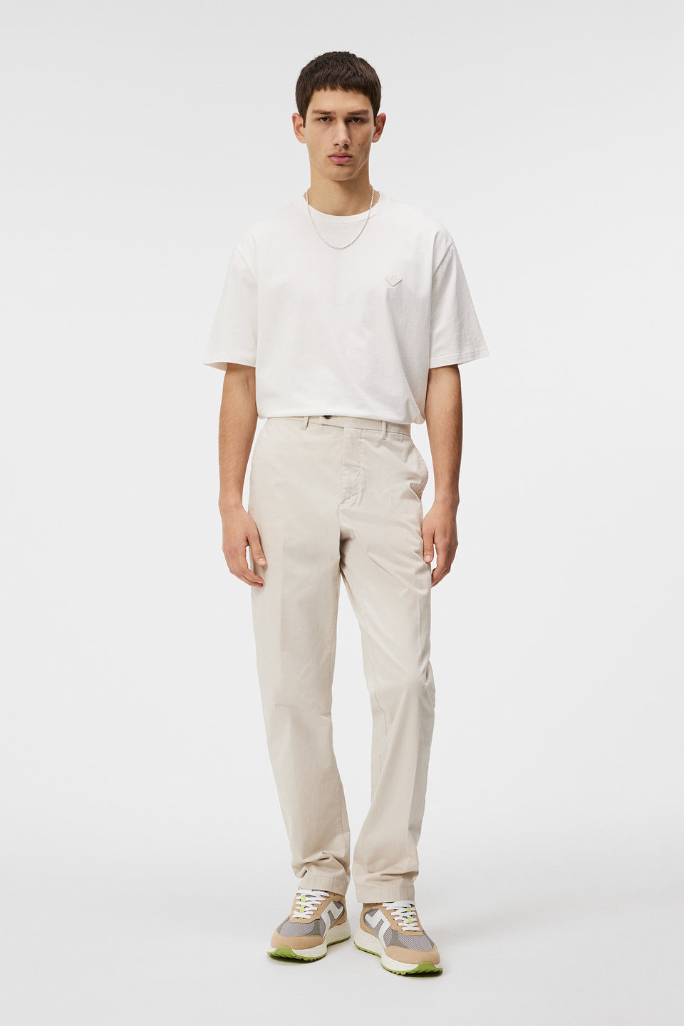 Lois Cloud Satin Pants / Moonbeam