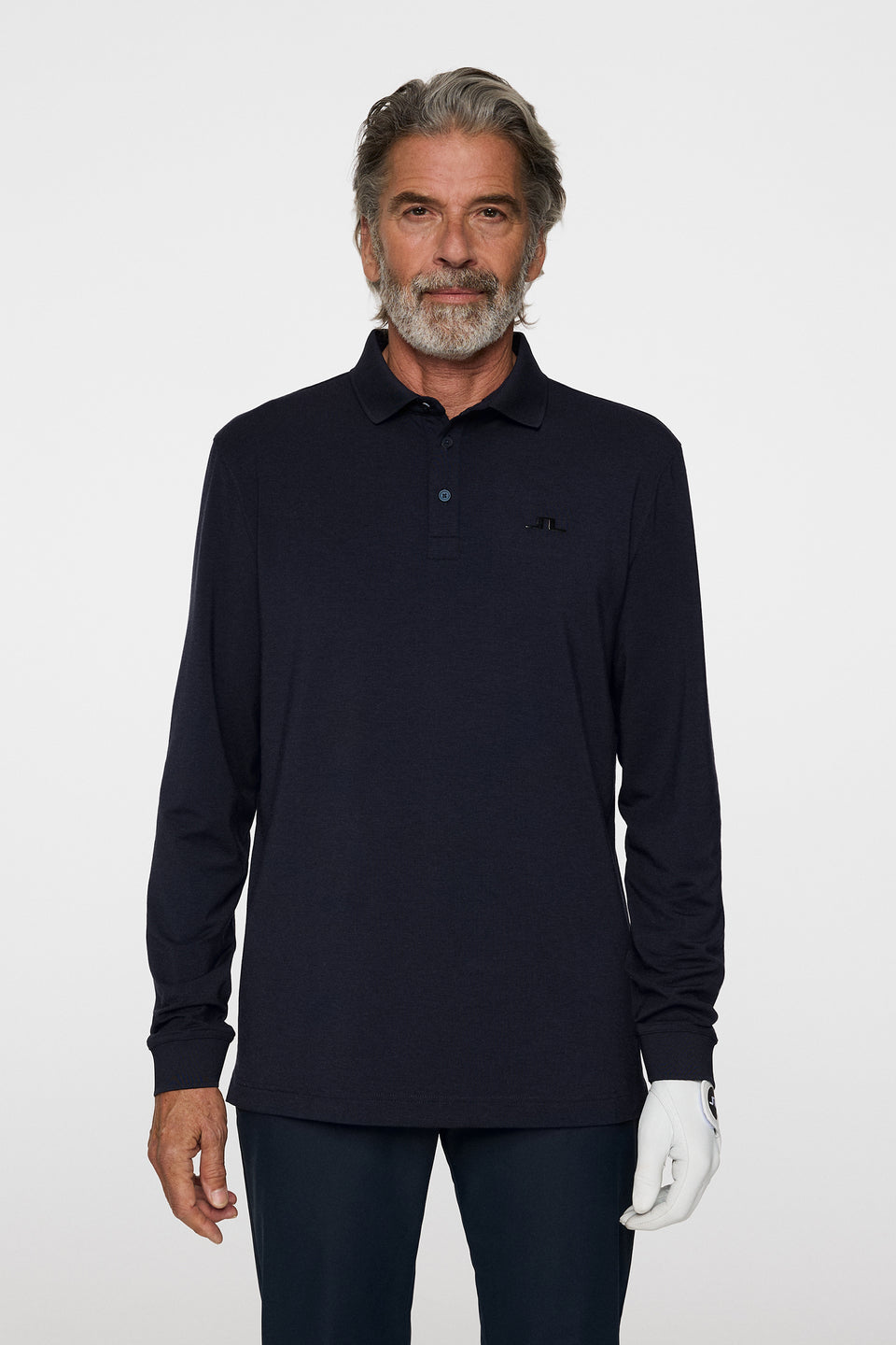 Florian LS Polo / Navy Melange