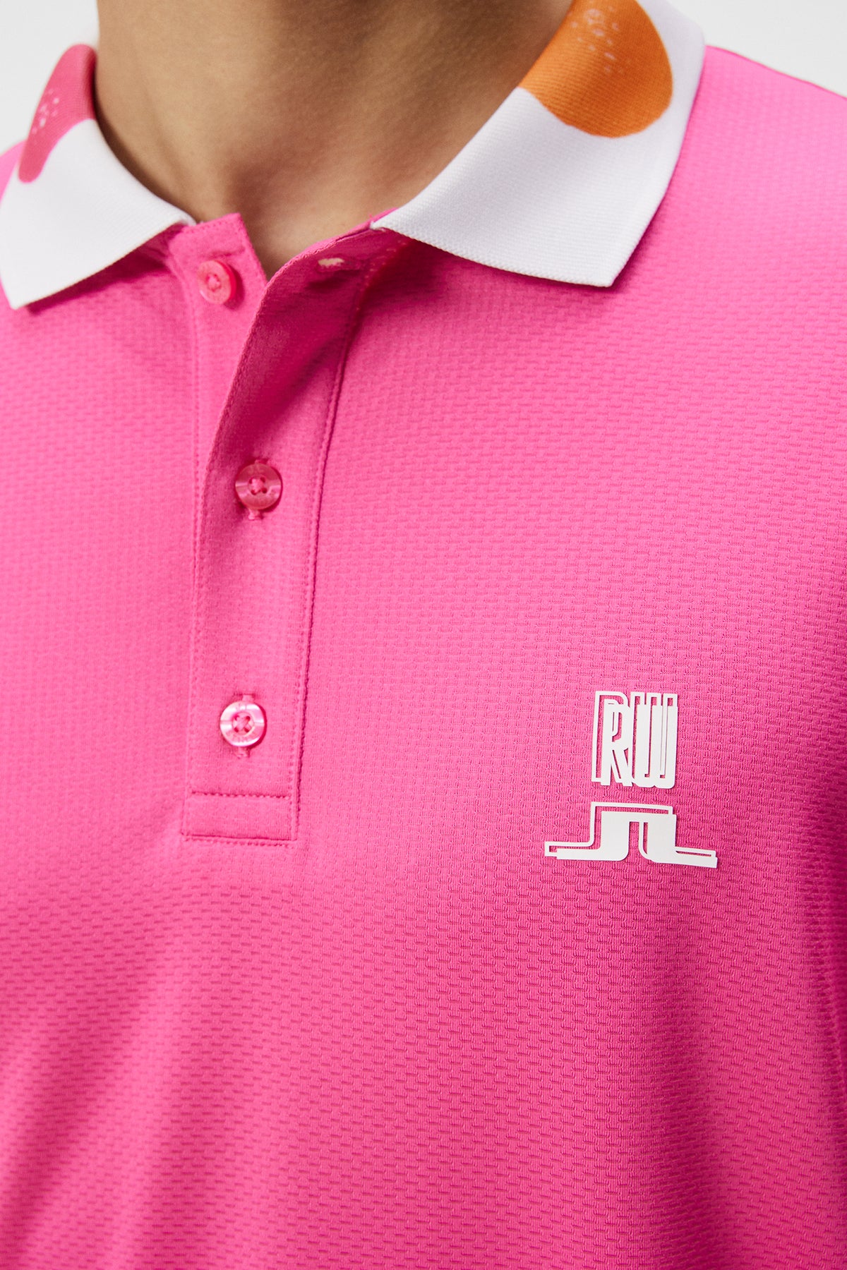 RW Tech Mesh Polo Shirt / Shocking Pink