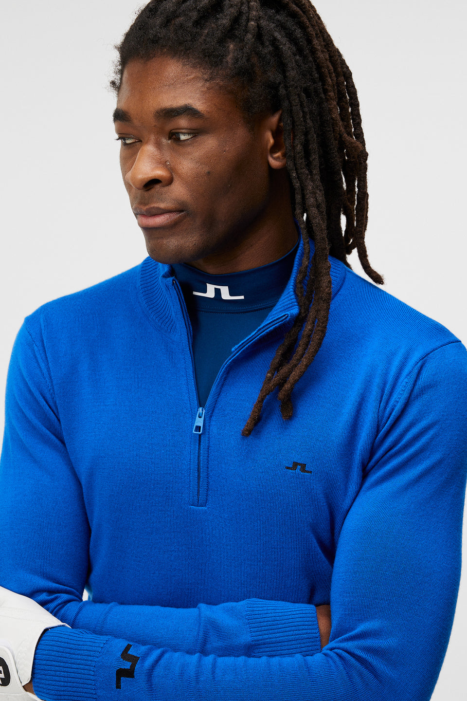 Kian Zipped Sweater / Nautical Blue