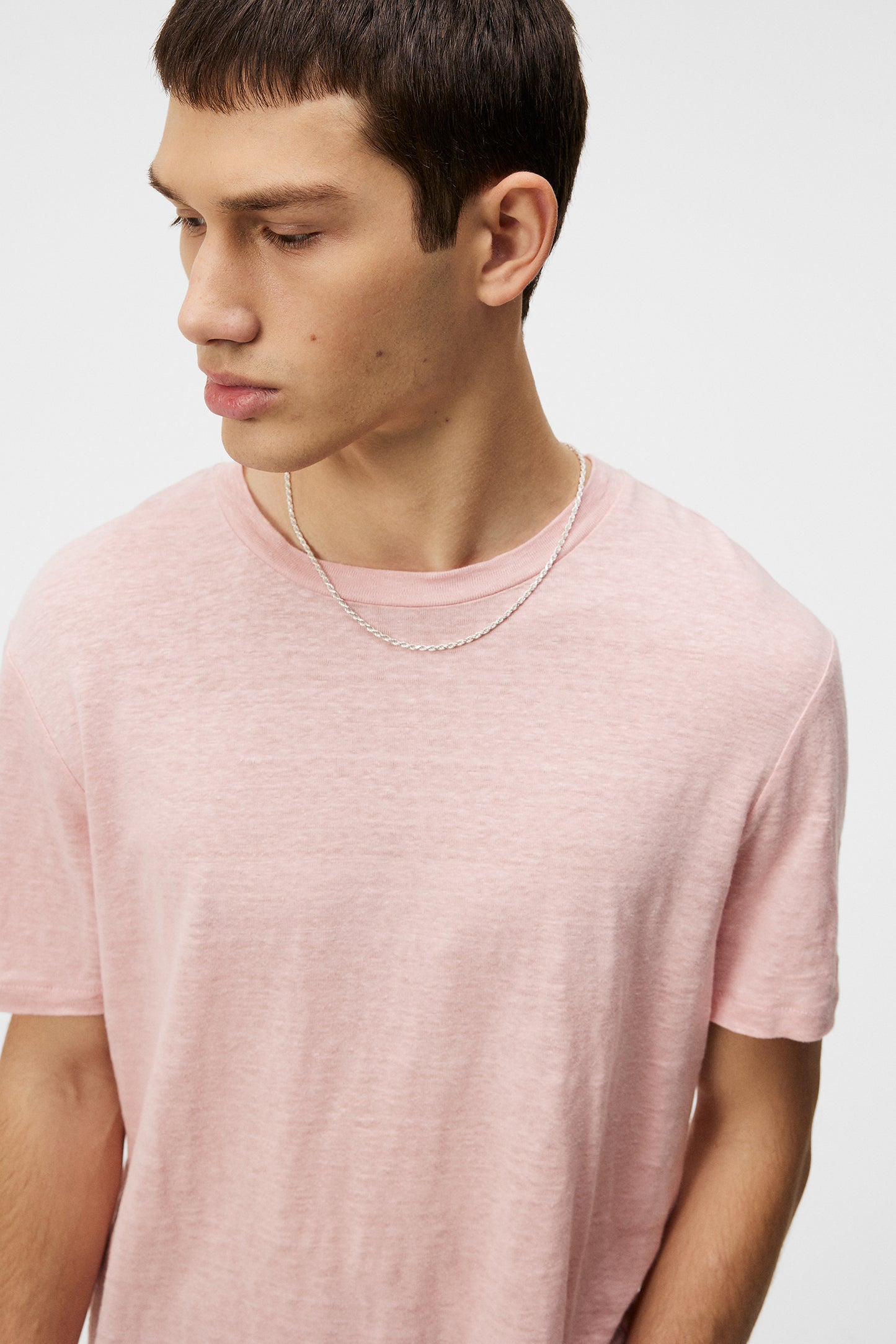 Coma Linen Tee / Powder Pink