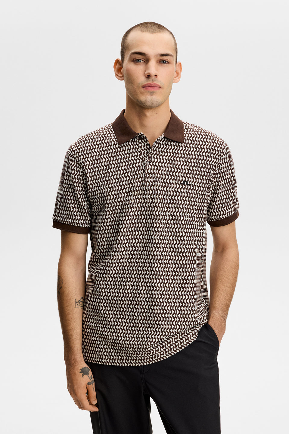 Robbie Polo Pique / Seal Brown