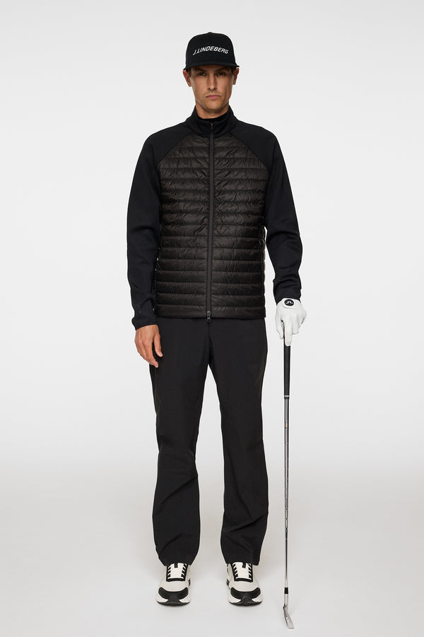 Hayden Quilt Hybrid Jacket / Black