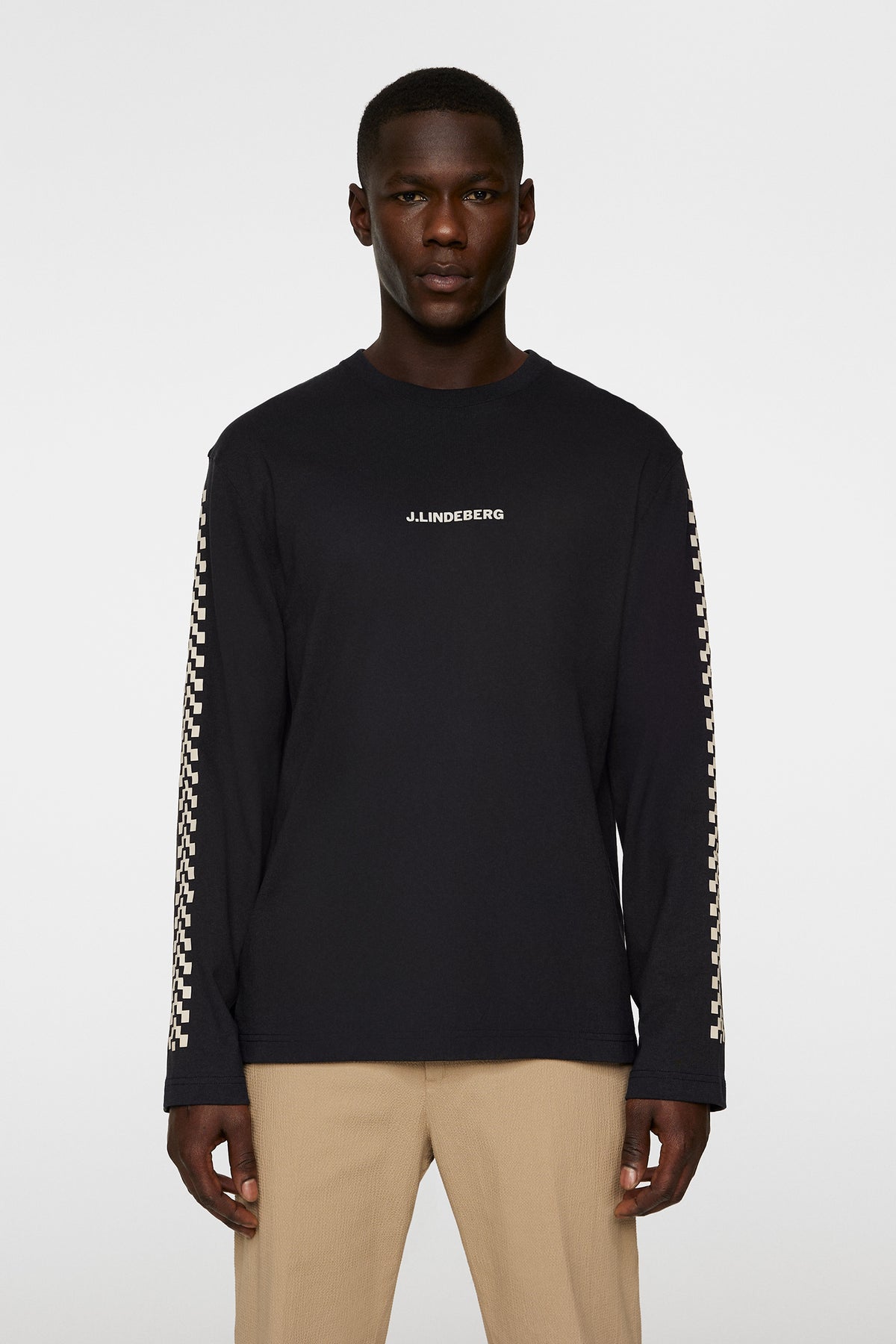 Walsh LS Print T-shirt / Black