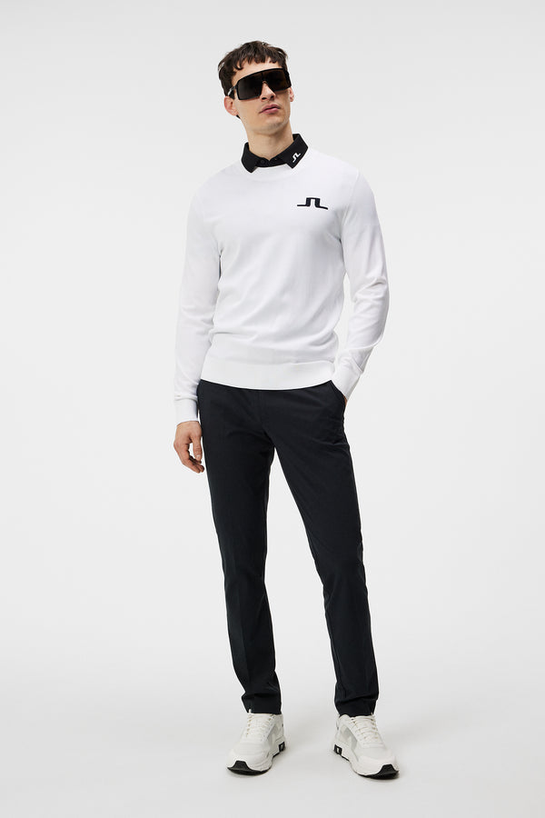 Gus Knitted Sweater / White