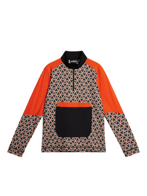 Matias Print  Mid Layer / Geo Black