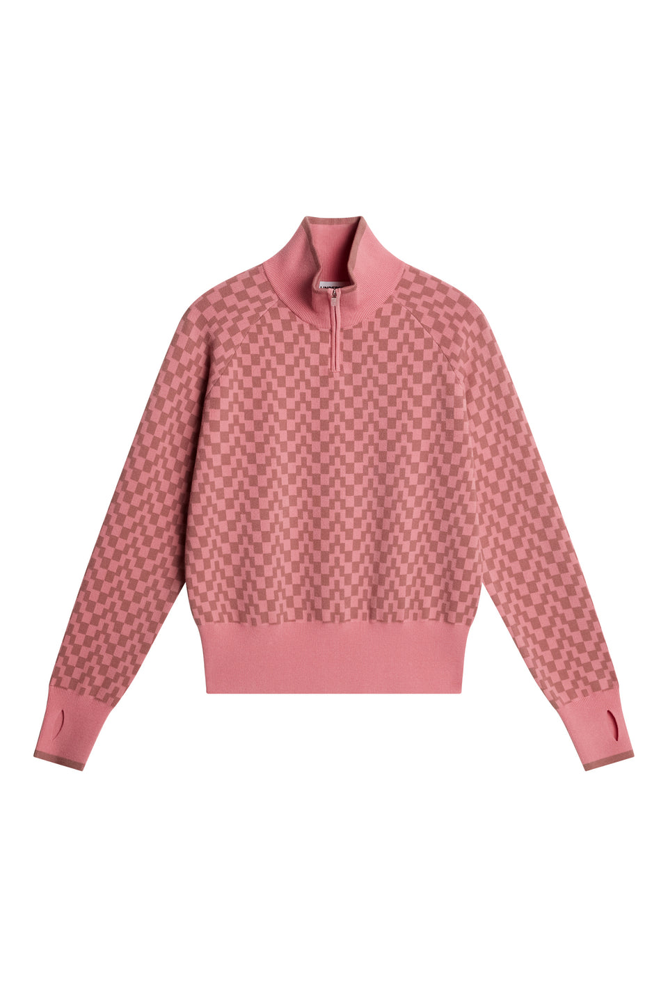 Kerla Knitted Zip Sweater / Bridge Stack Rose M
