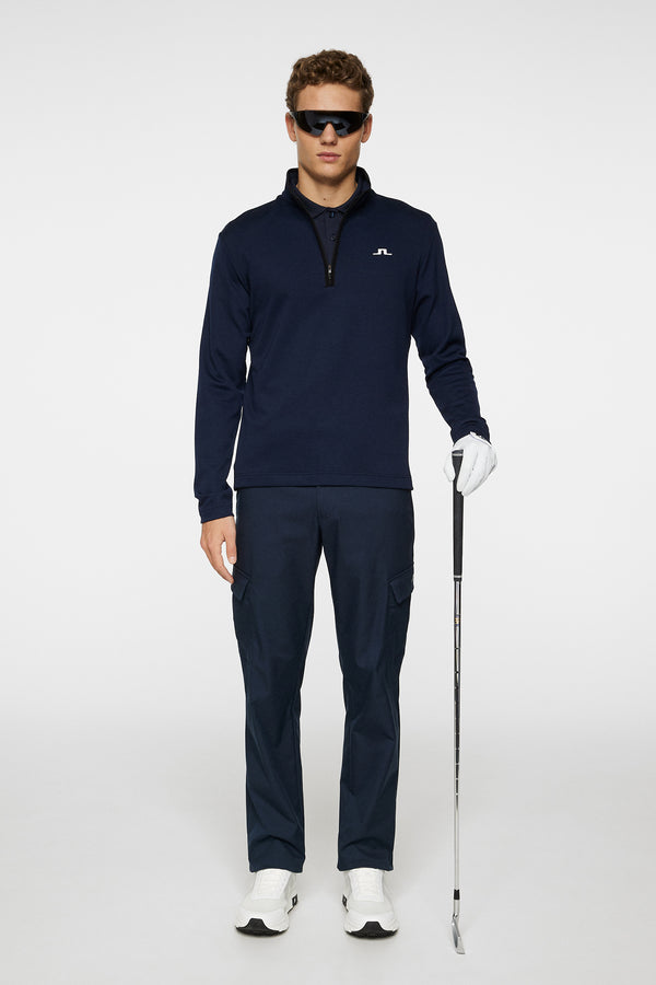 Clide Quarter Zip Mid Layer / JL Navy