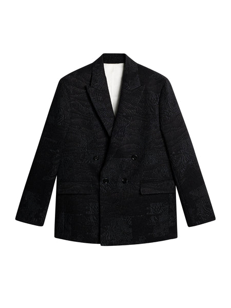 David U Jacquard Blazer / Black – J.Lindeberg