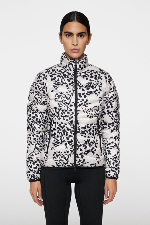 Lara Light Down Jacket Print / Snake Rock Moonbeam M
