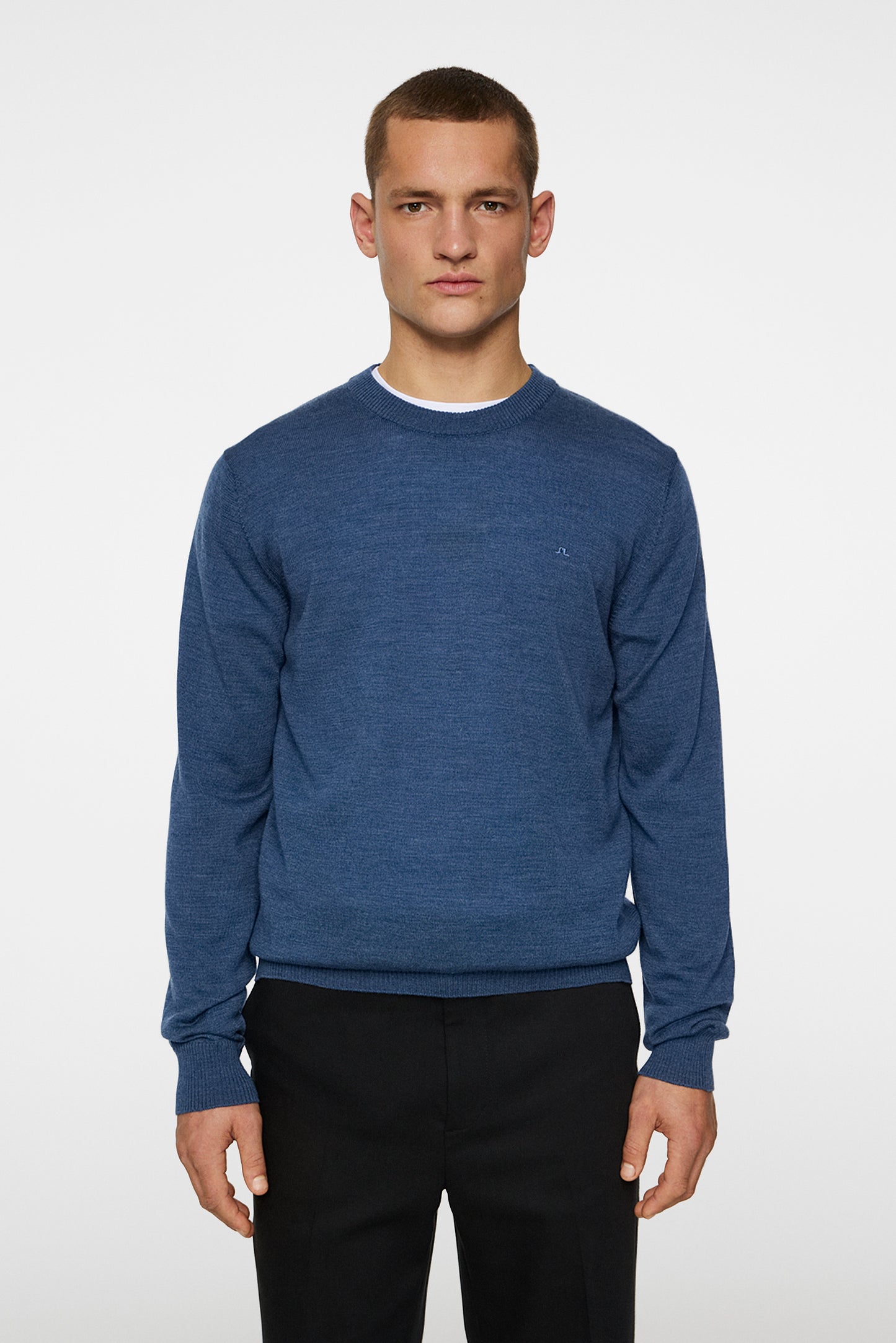 Keane Merino Crew Neck / Key Largo Melange