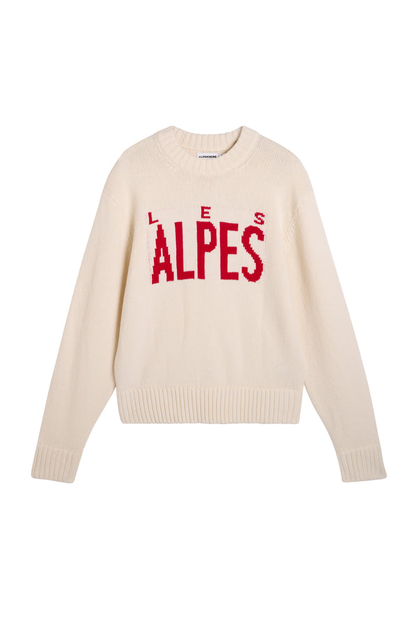 Fabian Graphic Knit Sweater / Tofu