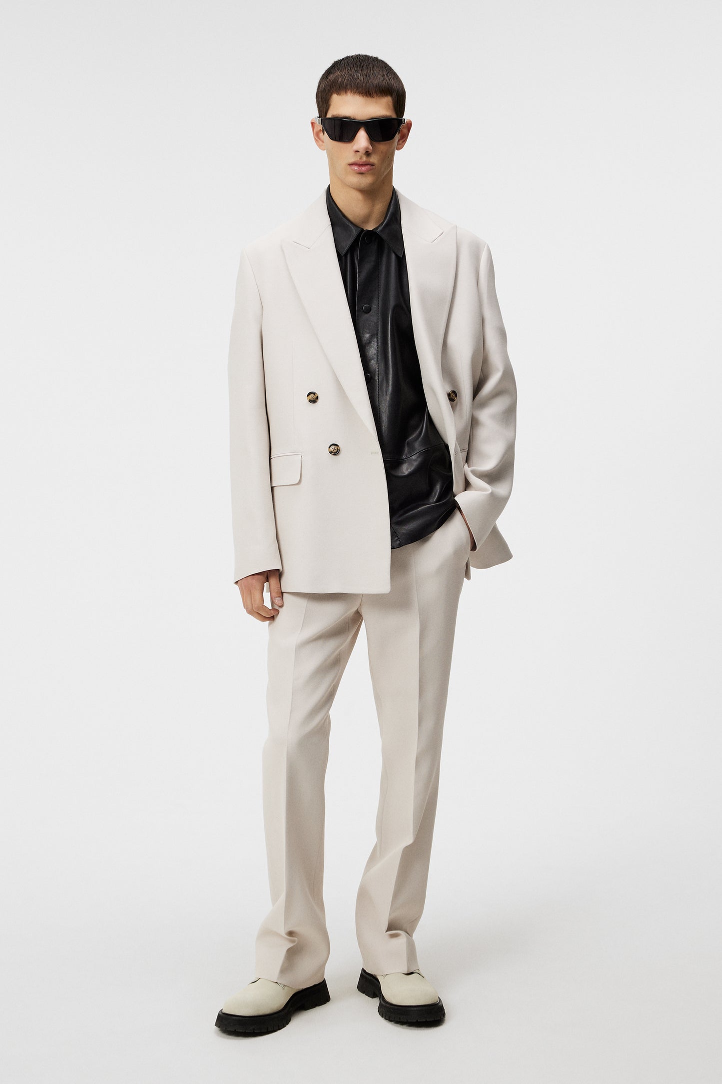 Gomor Double Weave Pants / Moonbeam