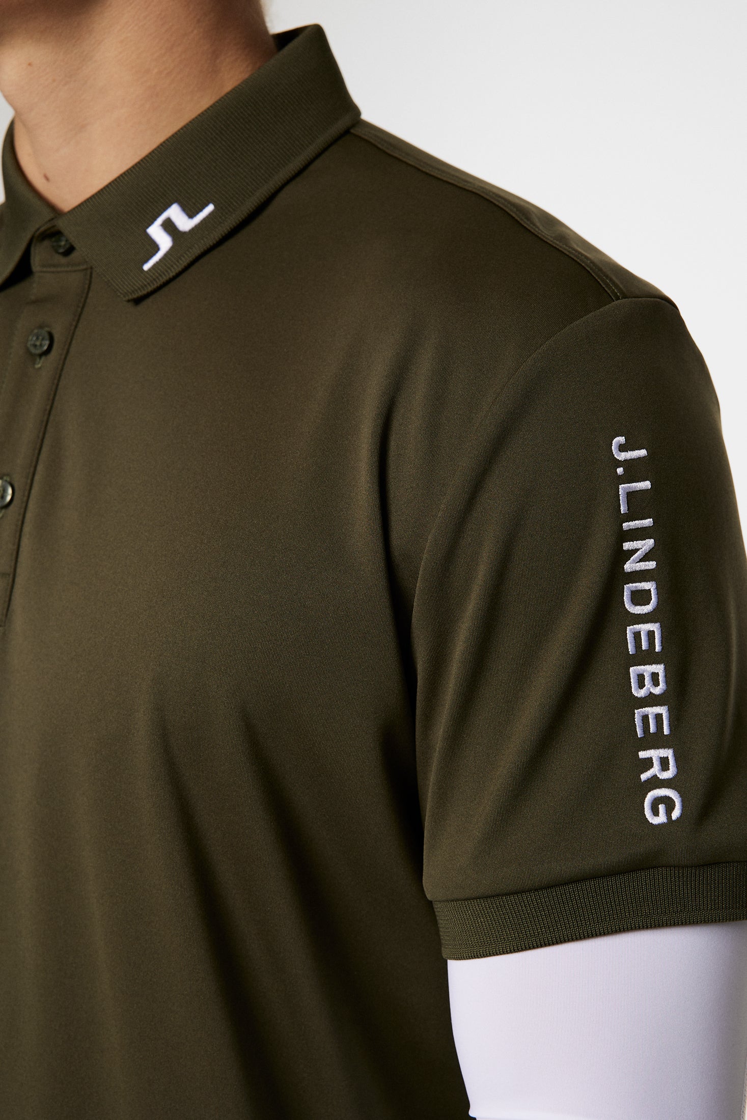 Tour Tech Polo / Forest Green – J.Lindeberg