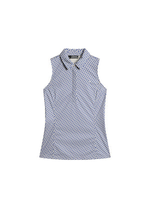 Dena Print Sleeveless Top / Tour Geo Moonbeam S