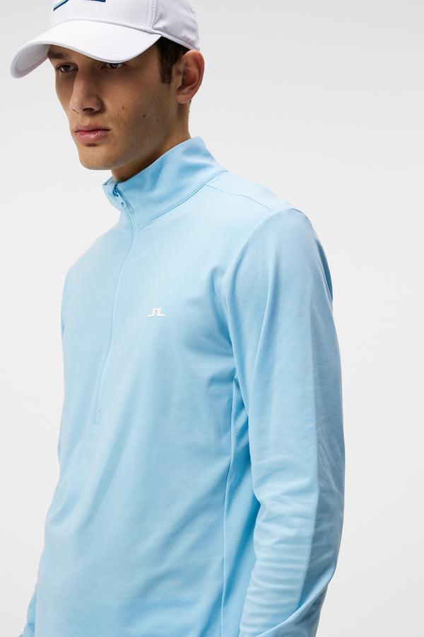 Luke Quarter Zip Mid Layer / Baltic Sea