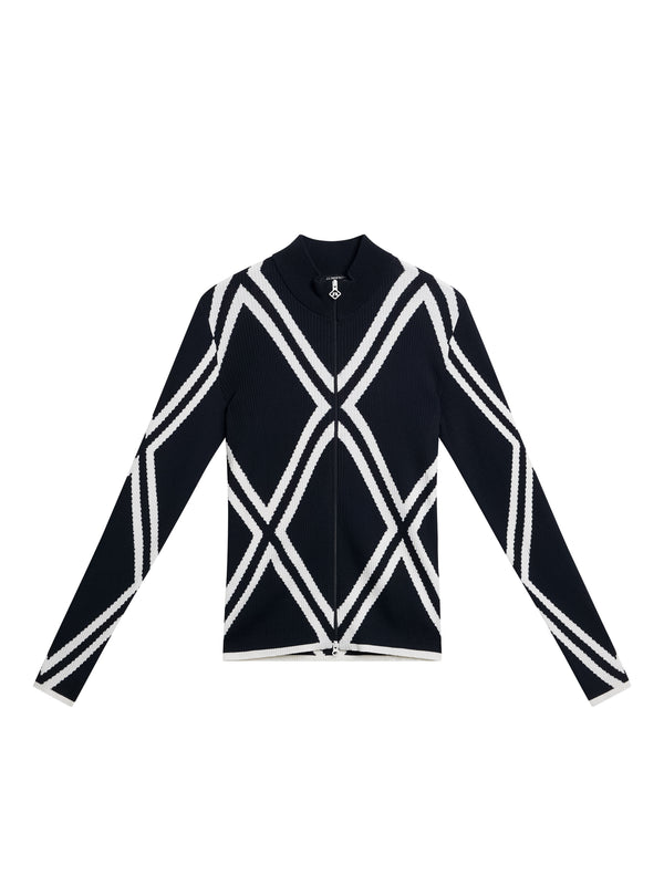 Flora Knitted Sweater / JL Navy
