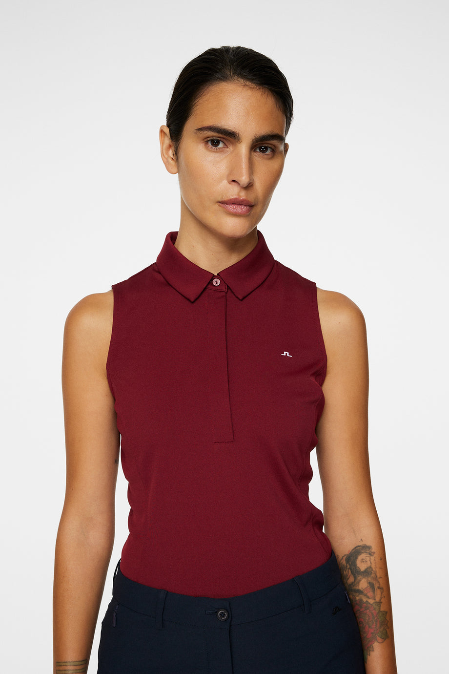 J.Lindeberg Dena Sleeveless Top in Clematis Blue main image 0
