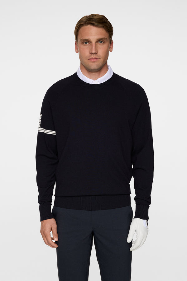 Heath Knitted Sweater / JL Navy