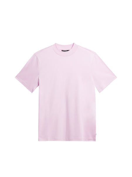 Ace Mock Neck T-shirt / Pink Lavender | J.Lindeberg Official