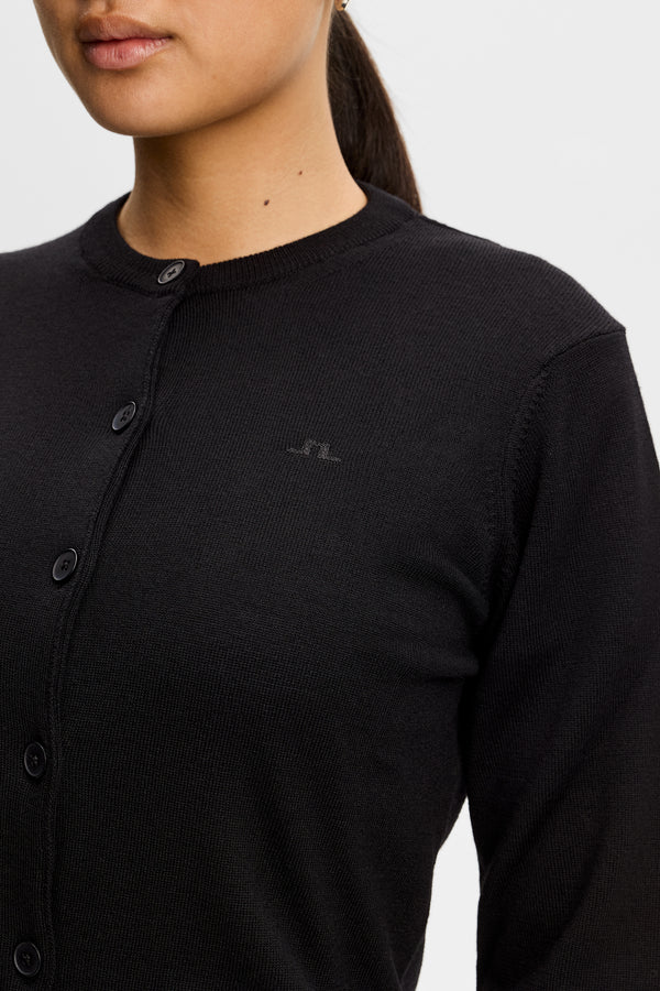 Joanna Knitted Cardigan / Black