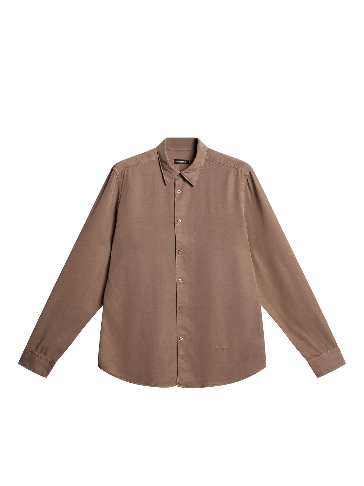 Slim LS Comfort Tencel Shirt / Walnut