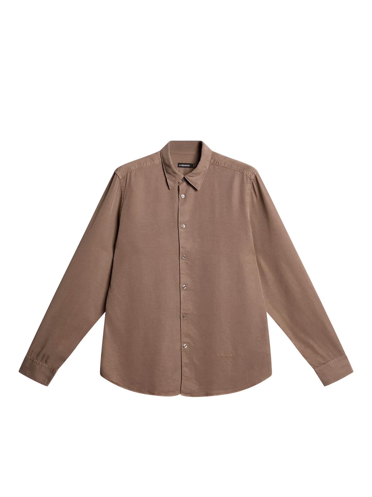 Slim LS Comfort Tencel Shirt / Walnut