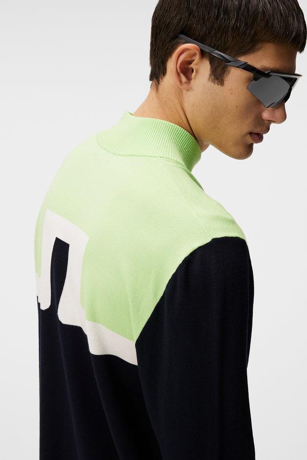 Jeff Knitted Sweater / JL Navy