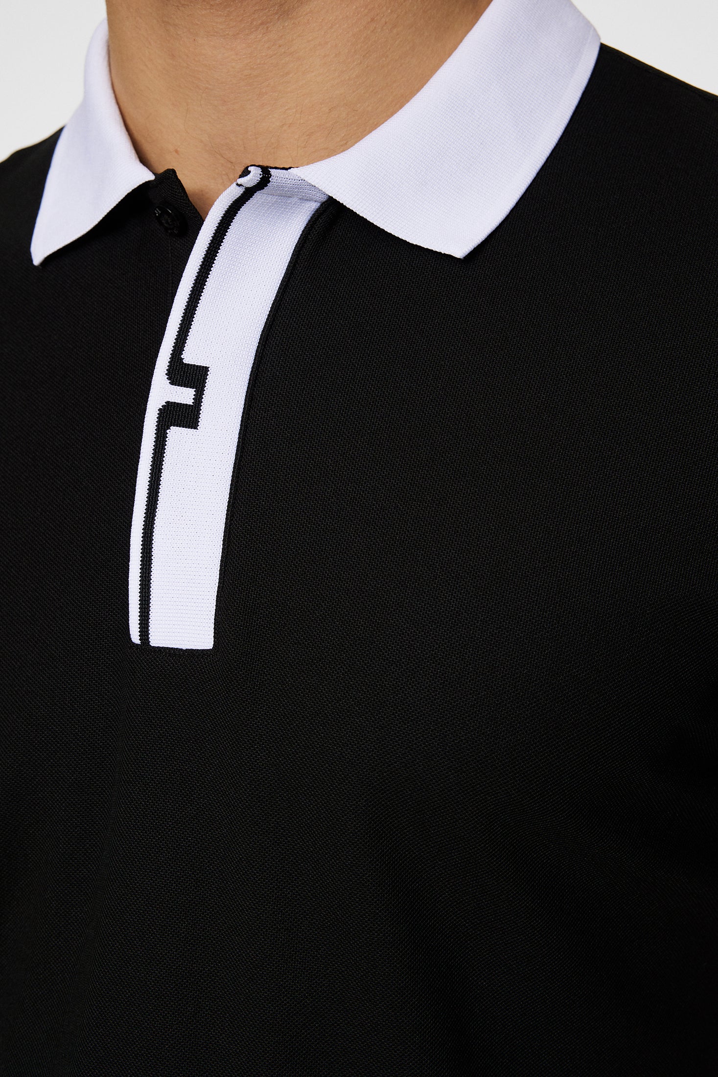 Bay Slim Polo / Black – J.Lindeberg