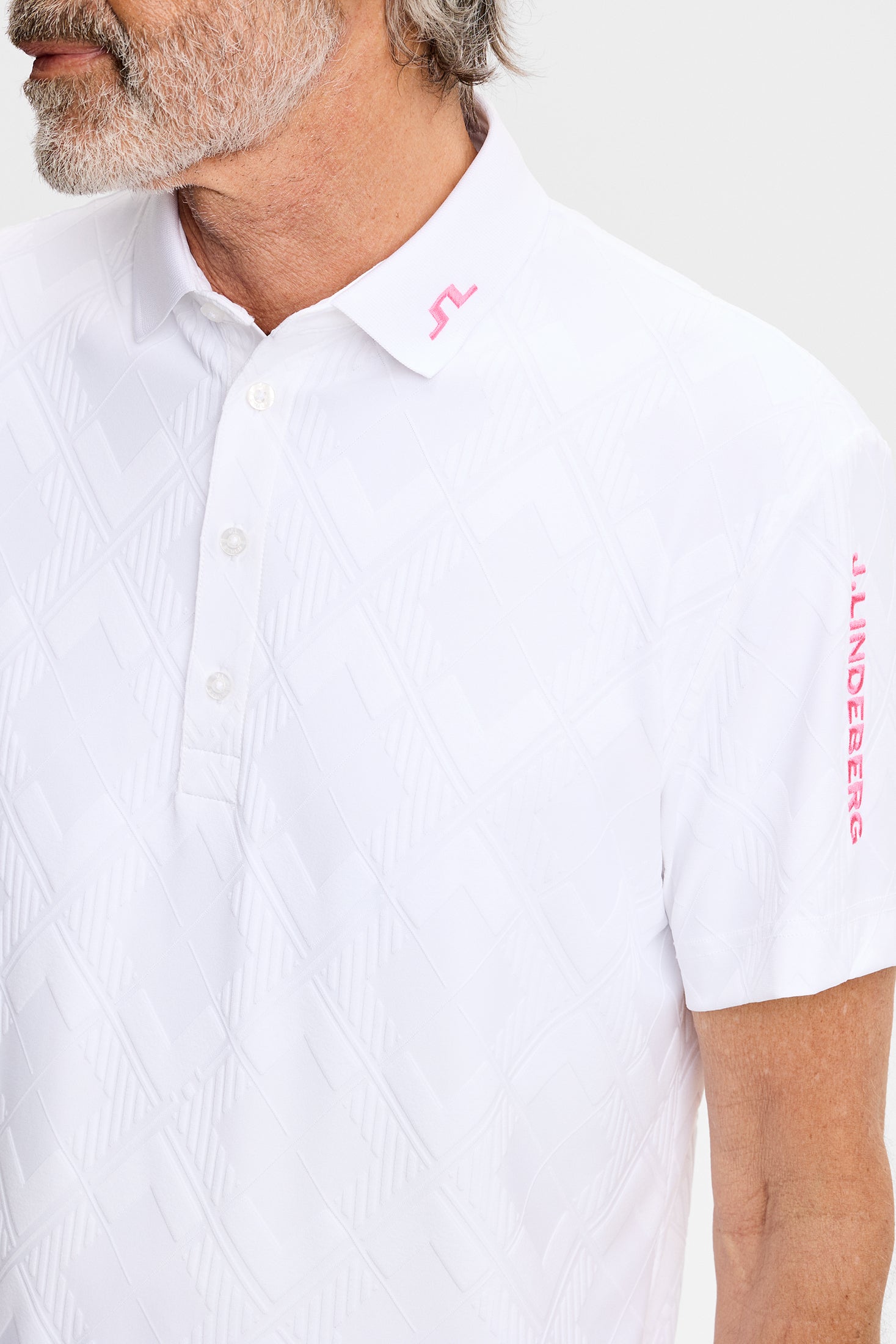 30Y Matt Relaxed Polo / White | J.Lindeberg Official