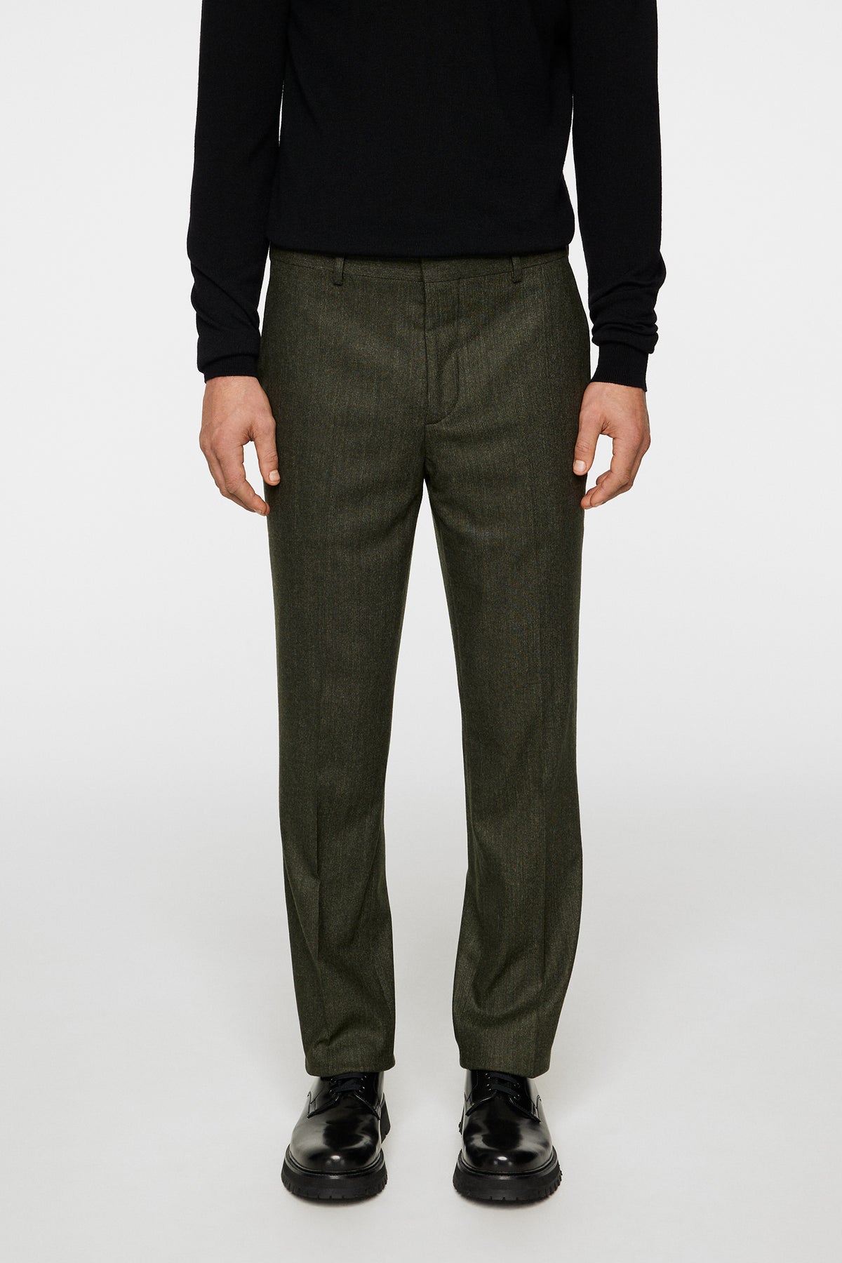 Lois Cash Stretch Flannel / Forest Green