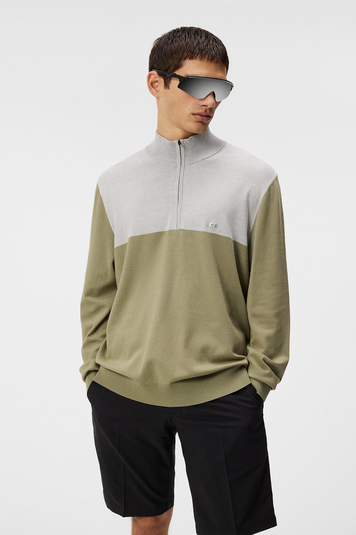 Jeff Knitted Sweater / Oil Green