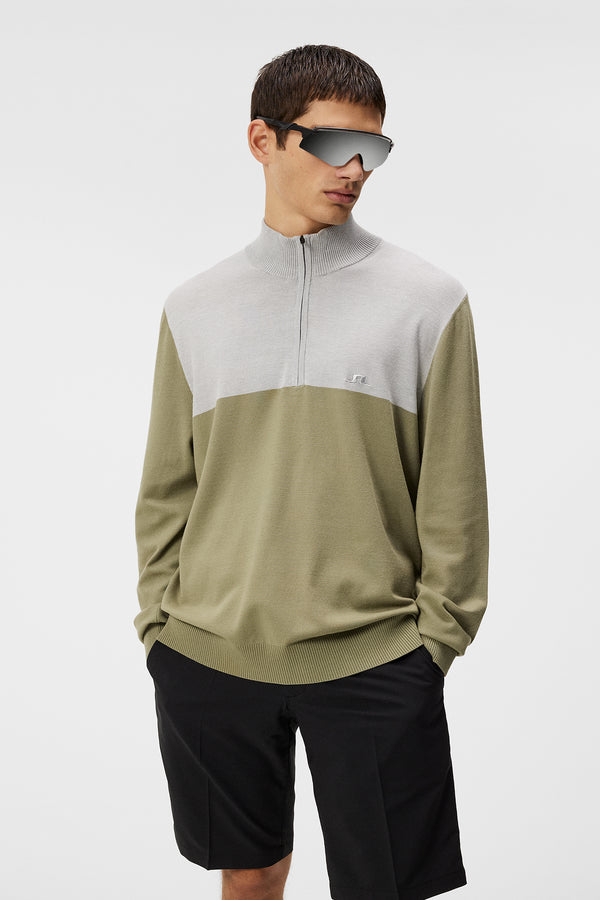 Jeff Knitted Sweater / Oil Green