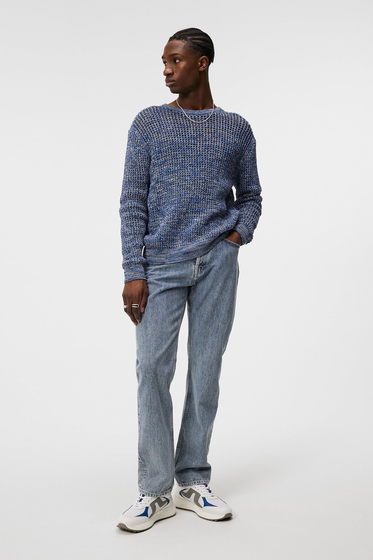 Glose Loose Knit Sweater / Bijou Blue