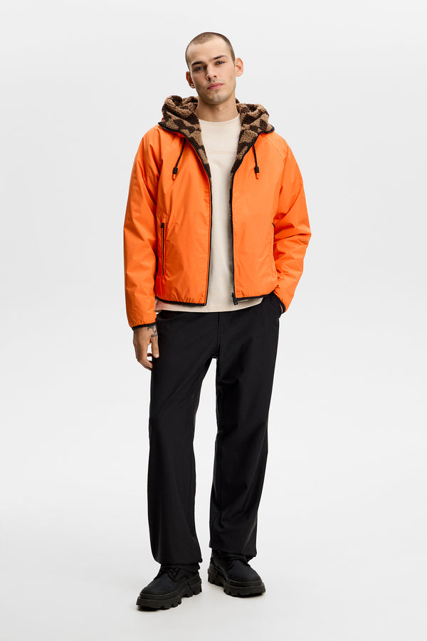 Rory Reversible Teddy Jacket / Golden Poppy