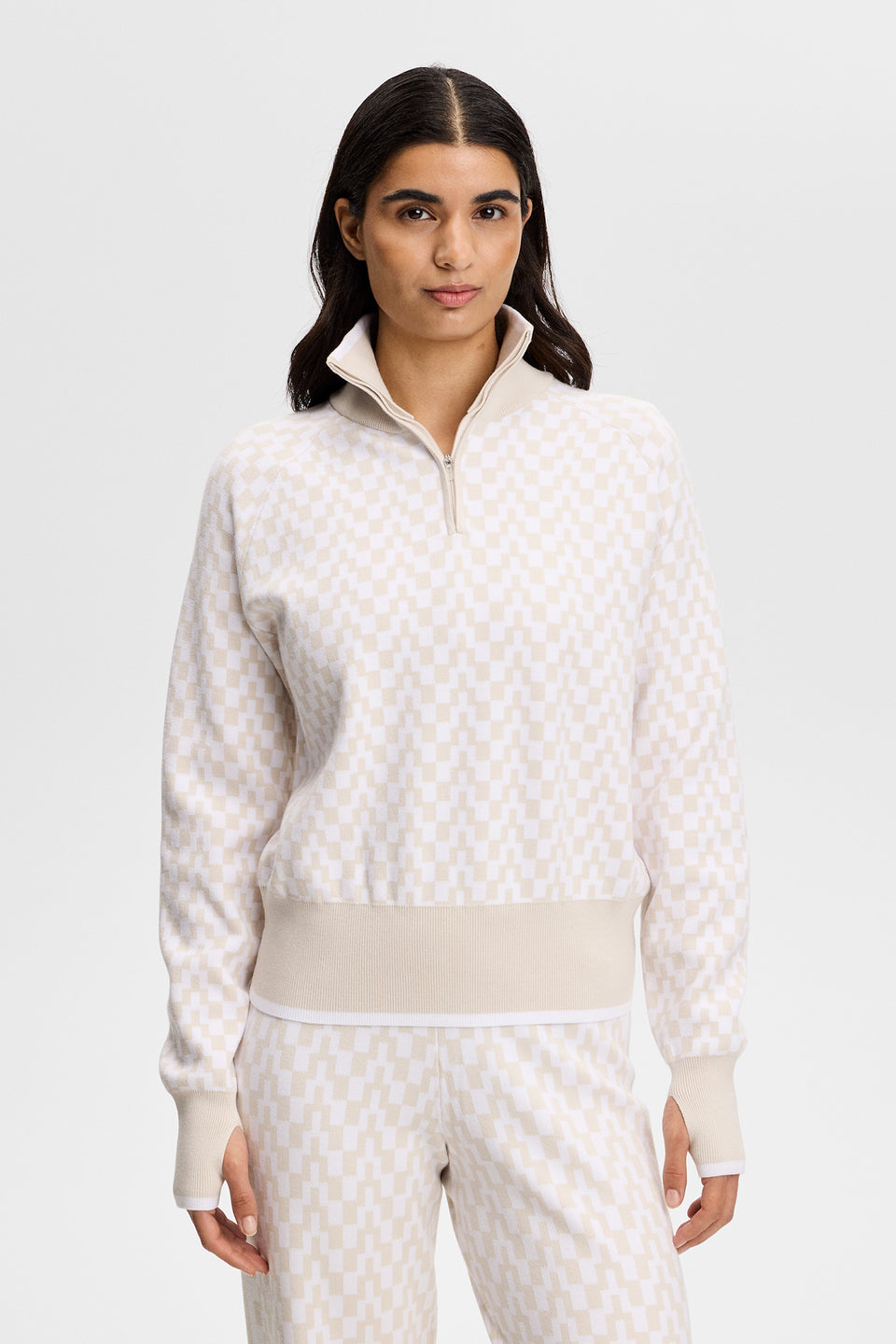 Kerla Knitted Zip Sweater / Bridge Stack Moonbeam M
