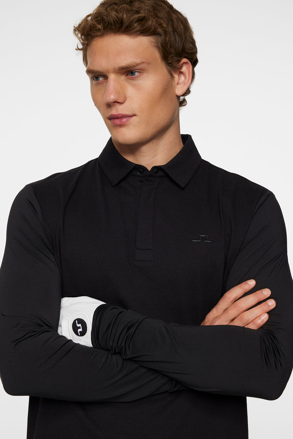 Sean Hybrid LS Polo / Black