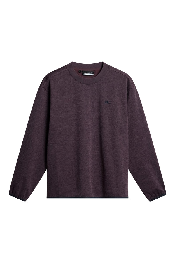 Jose Windblock Crew Neck / Huckleberry melange